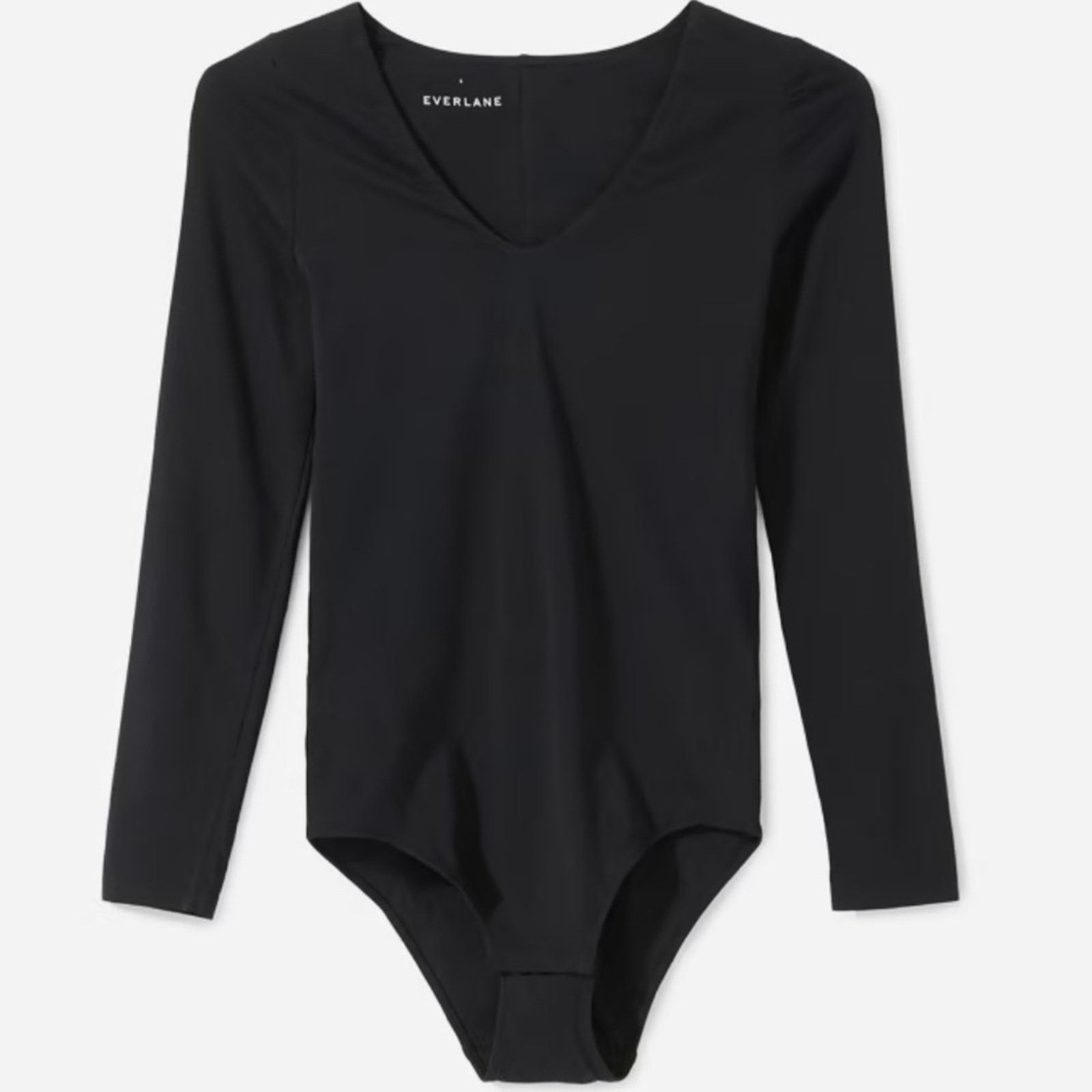 Everlane Everlane The Long-Sleeve V-Neck Bodysuit - Bikini Size XS Size XS / US 0-2 / IT 36-38 - 1 Thumbnail