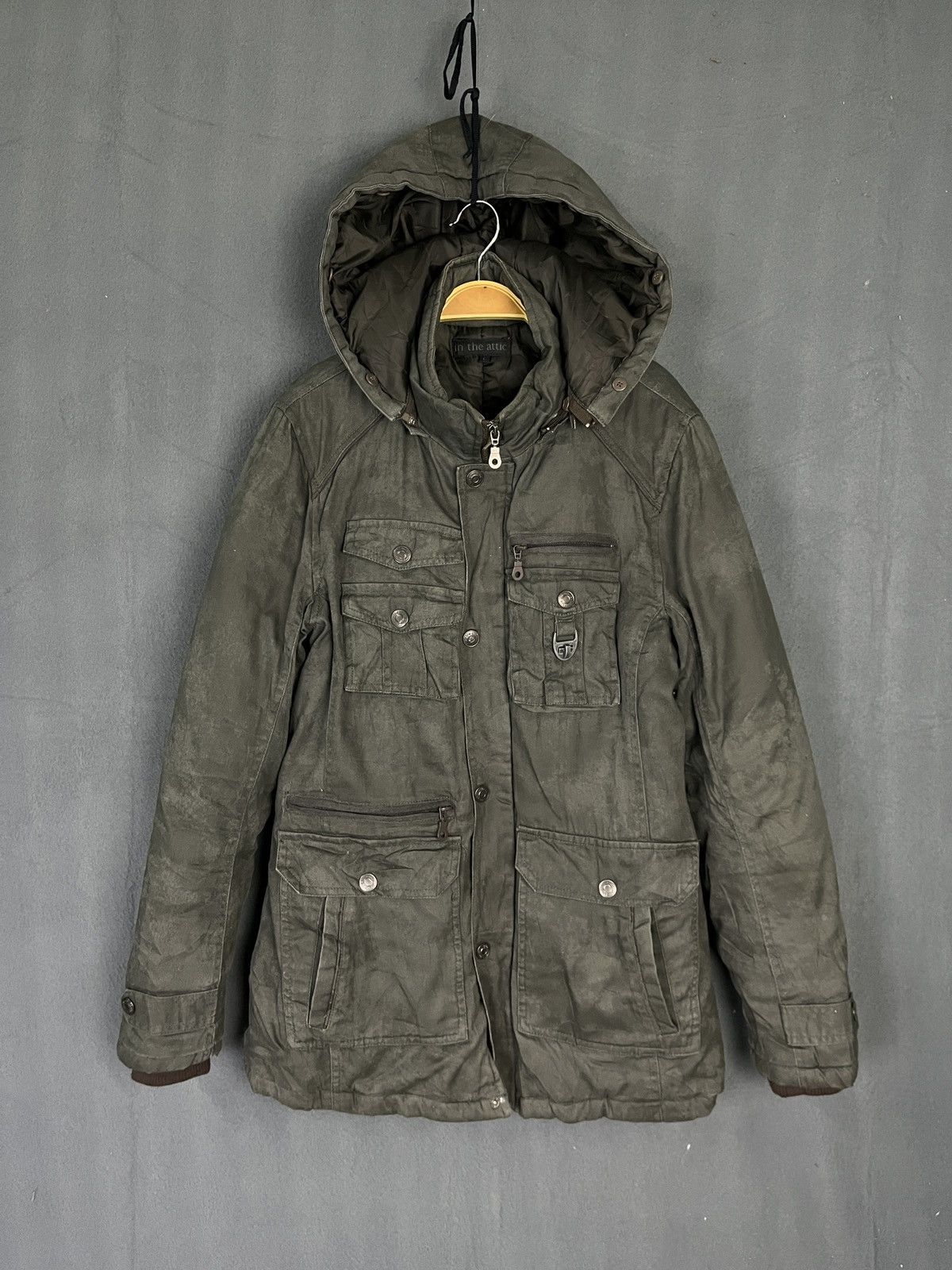 14th Addiction In The Attic Military Bondage Bono Jacket Tactical Biker Size US S / EU 44-46 / 1 - 1 Thumbnail