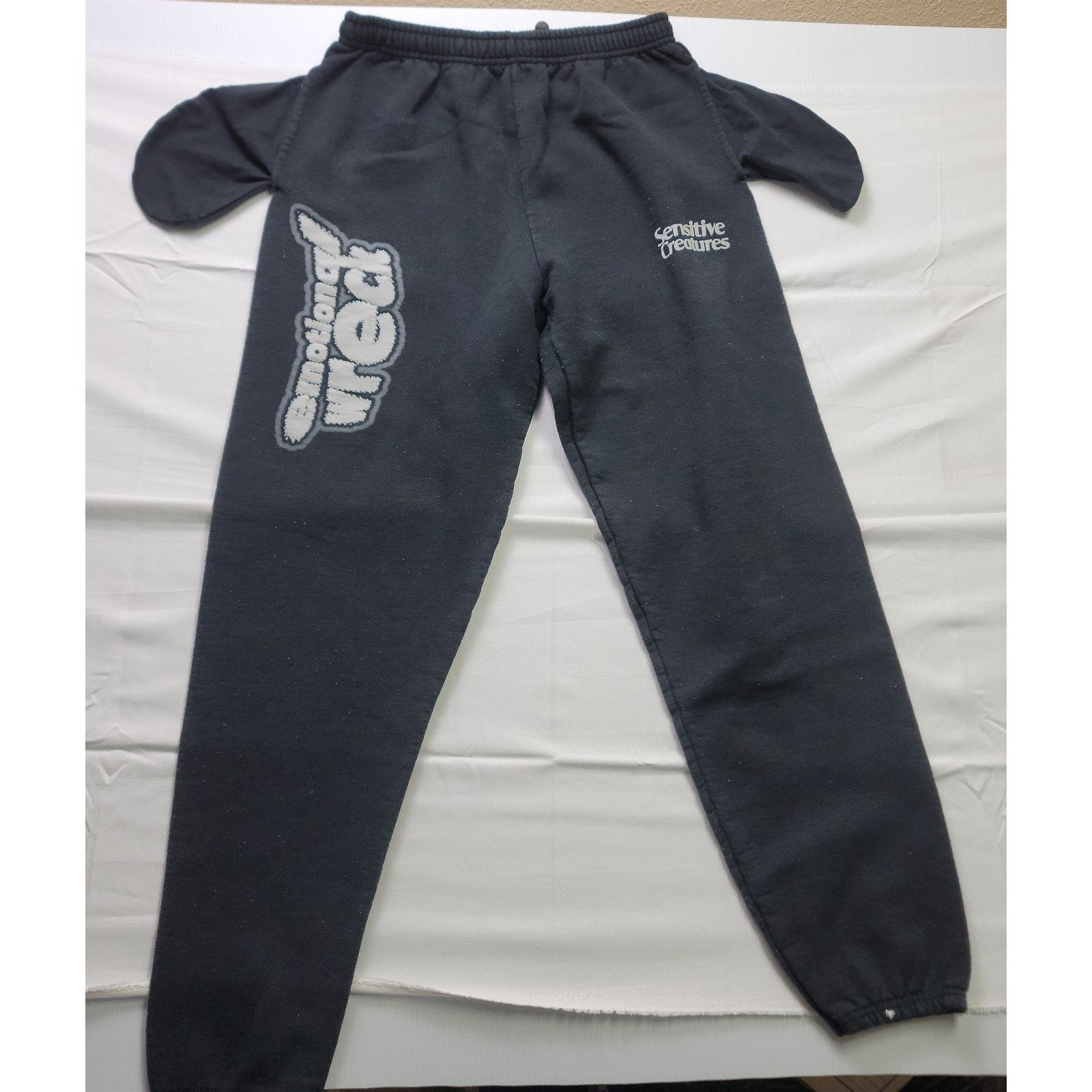 Other Sensitive Creatures Emotional Wreck Black Sweatpants Women M Size 32" / US 10 / IT 46 - 1 Thumbnail