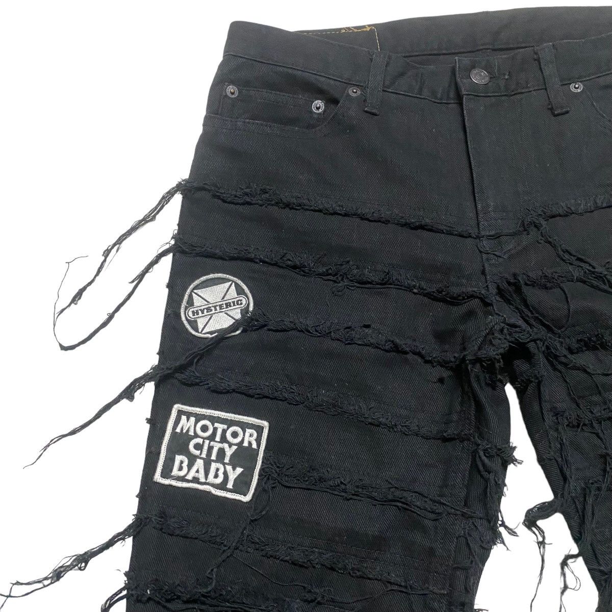 Hysteric Glamour Hysteric Glamour Black Crust Hagi Jeans Size US 30 / EU 46 - 4 Thumbnail
