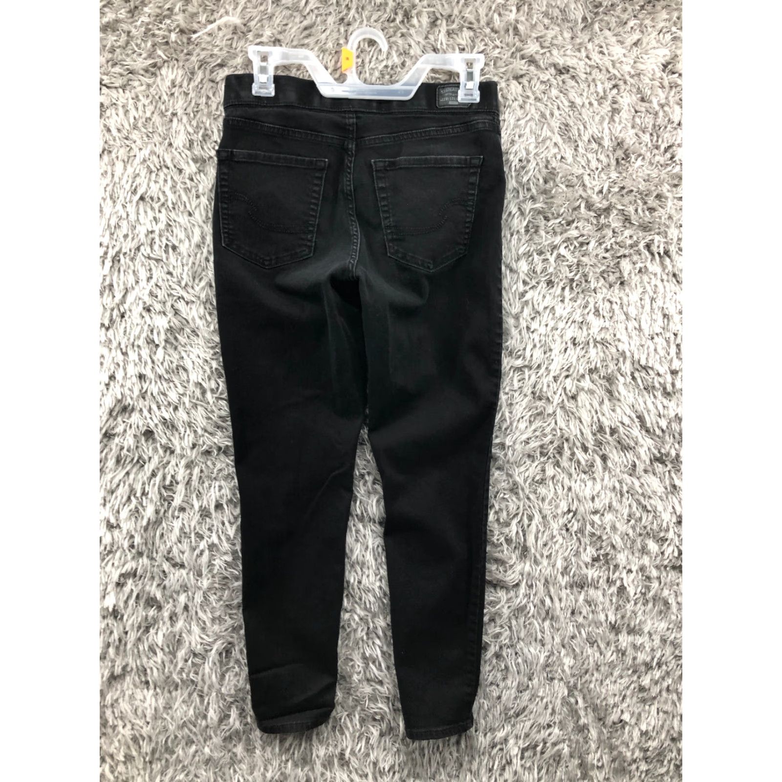 Levi's Levi's Pull-On Skinny Jeans Size 6 Womens Mid Rise Dark Wash Black Denim Size 28" / US 6 / IT 42 - 5 Thumbnail