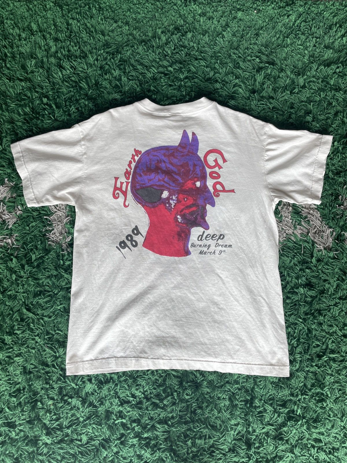 Saint Michael Saint Michael Space God T-Shirt White Size US M / EU 48-50 / 2 - 2 Thumbnail