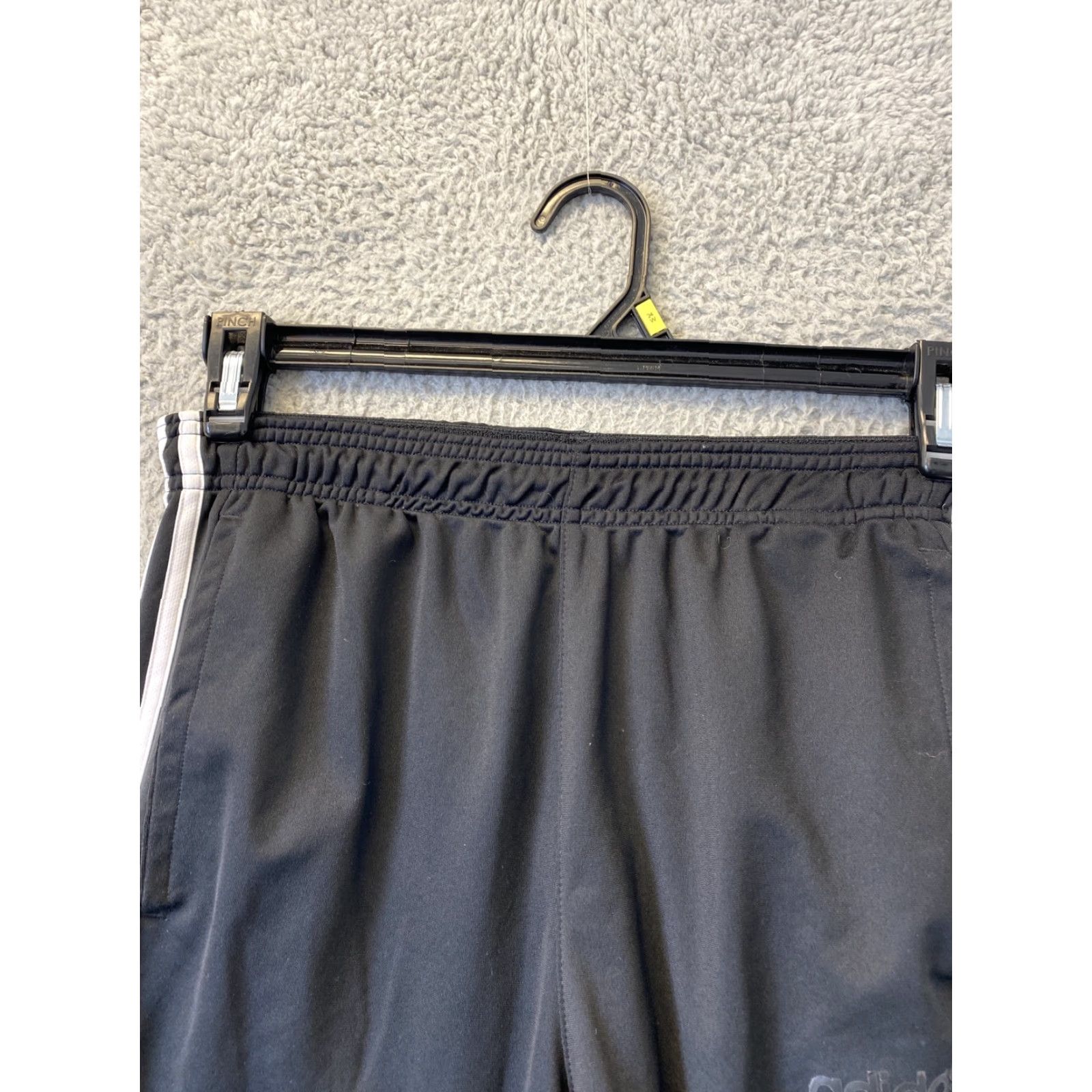 Adidas Adidas Pants Mens M Black White Logo Sweat Pants Casual 30X32 Running /44-65 Size US 31 - 3 Thumbnail