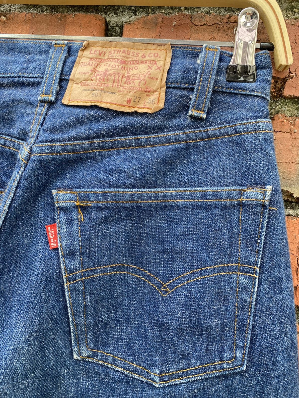 Levi's Vintage Clothing W27x33 Vintage kevi's 501 made in USA Size 27" / US 4 / IT 40 - 5 Thumbnail