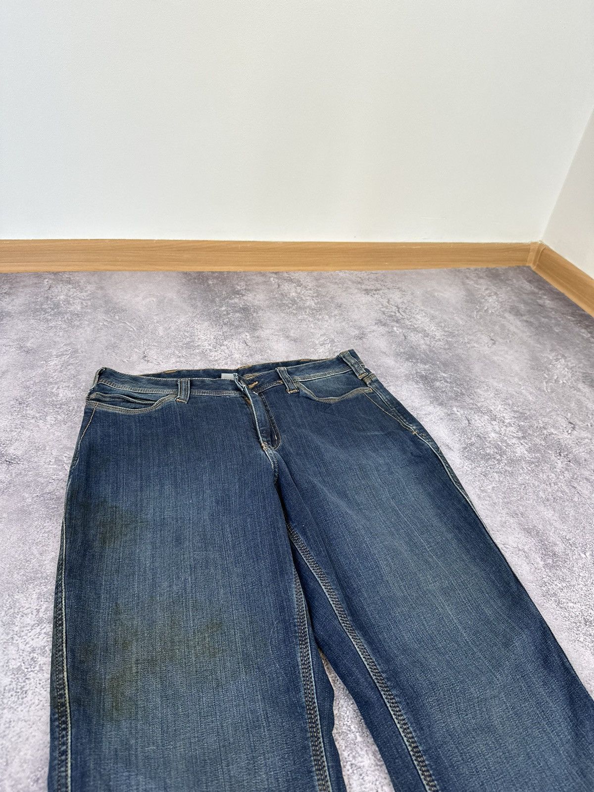 Carhartt Vintage Carhartt USA Distressed Flared Bootcut Opium Jeans Size 28" / US 6 / IT 42 - 9 Thumbnail
