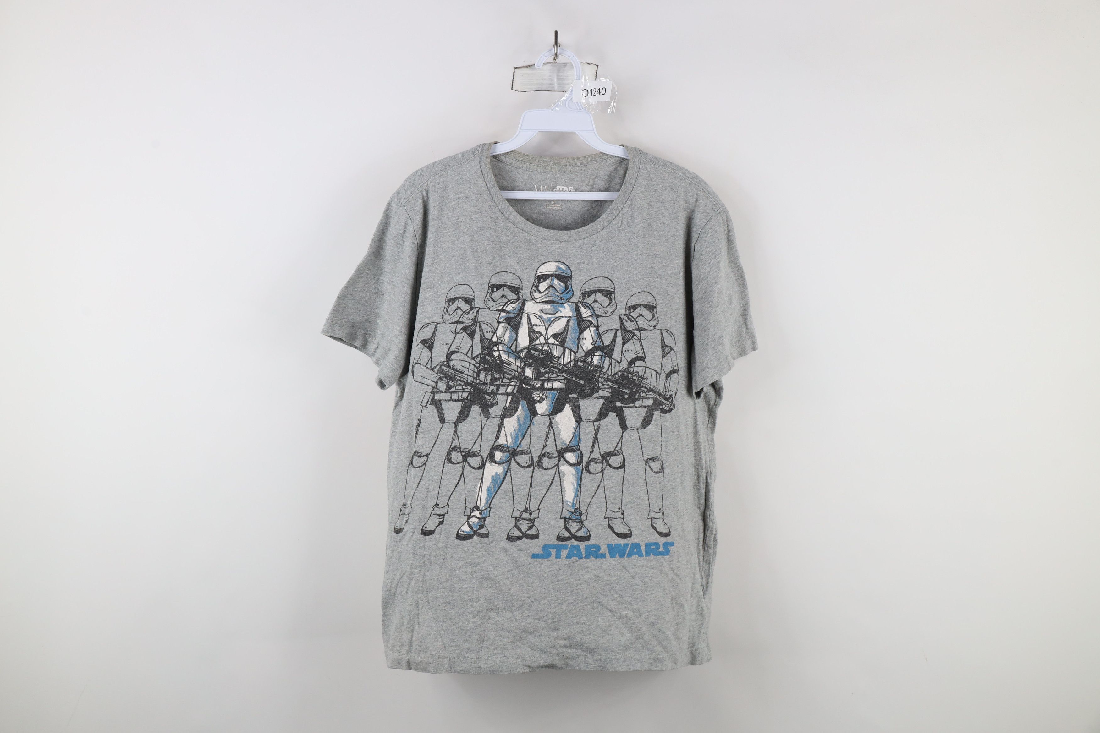 Gap × Vintage Gap x Star Wars Out Stormtrooper Short Sleeve T-Shirt Gray Size US S / EU 44-46 / 1 - 1 Thumbnail
