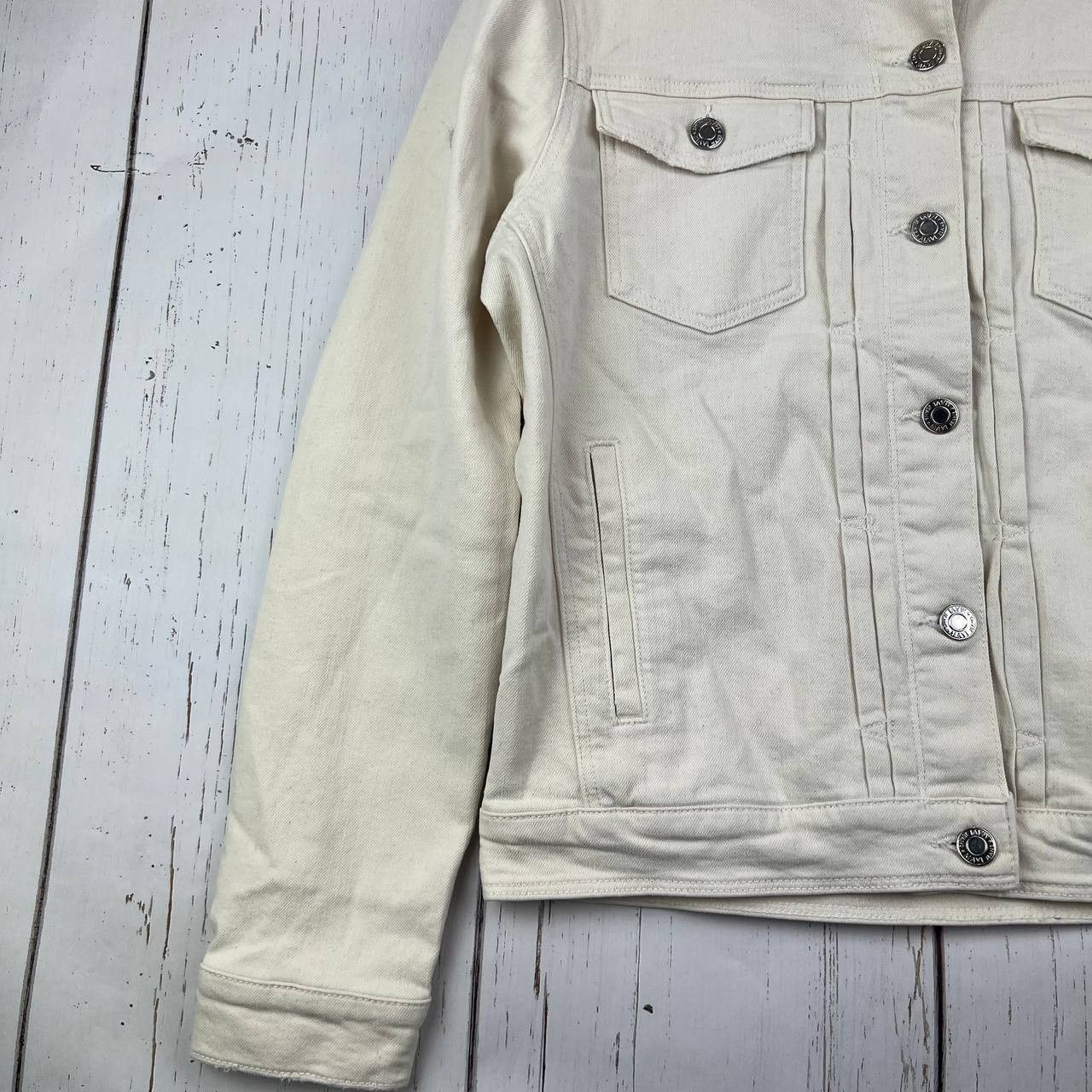Mavi Mavi Small Printed Classic Fit Stretchable Denim Jacket Size S / US 4 / IT 40 - 3 Thumbnail