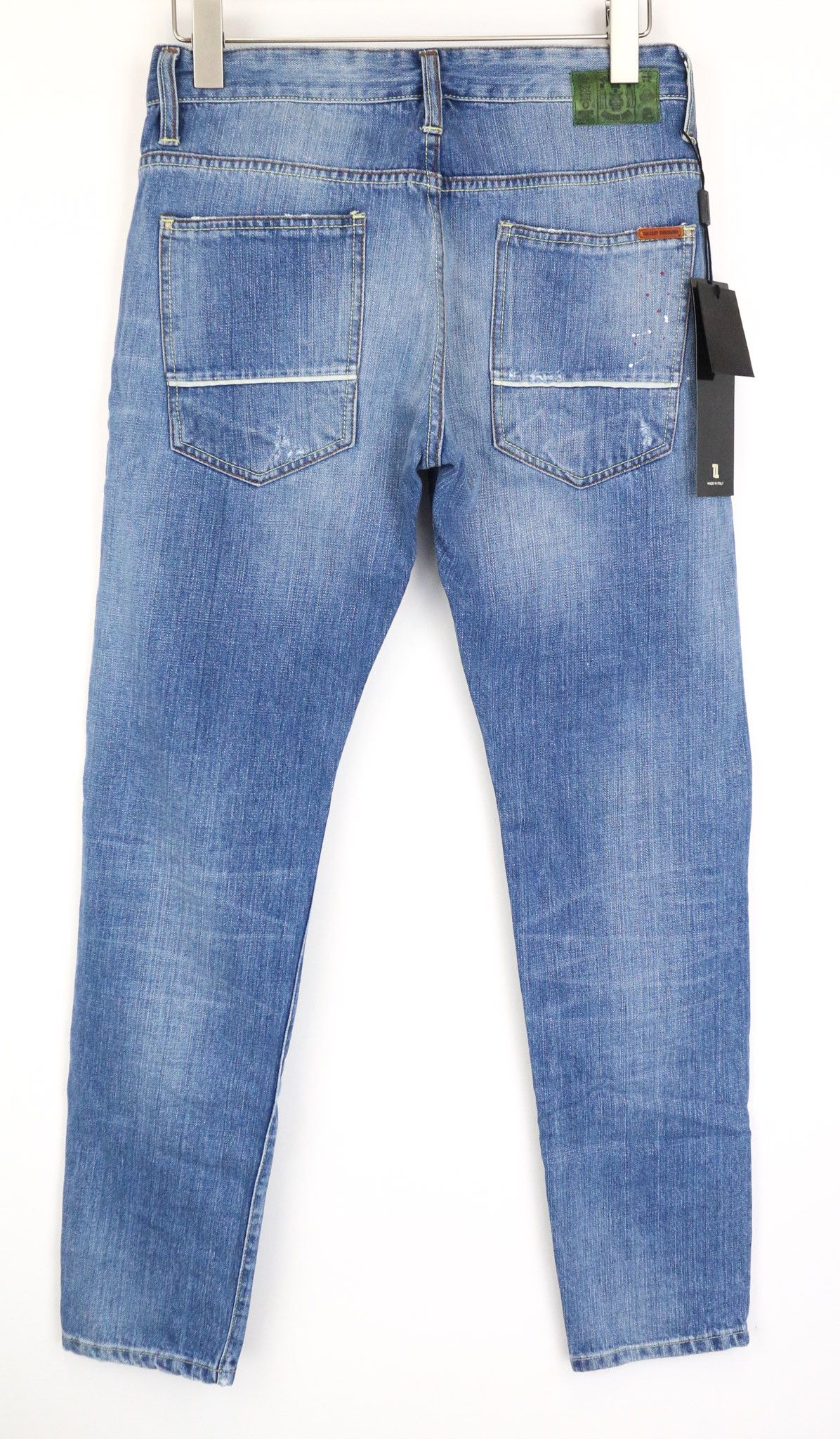 Takeshy Kurosawa TK 72 W32 Distressed Slim Taper Blue Jeans 75720 Size US 32 / EU 48 - 2 Thumbnail