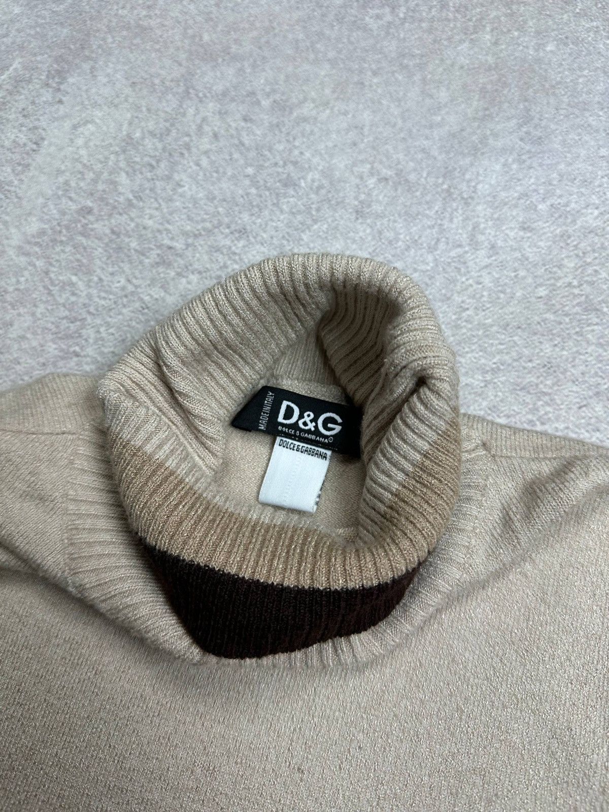 Dolce & Gabbana Vintage DG Dolce Gabbana Retro Y2K Knit Sweater Rare S Size M / US 6-8 / IT 42-44 - 4 Thumbnail