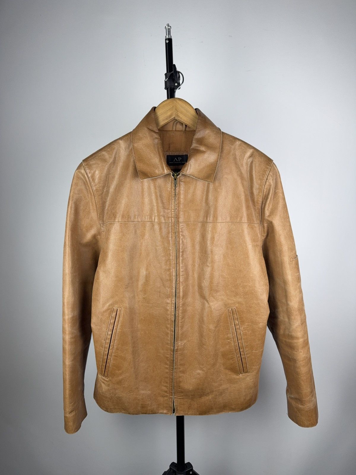 Vintage Vintage 90s Retro Avant Garde Leather Biker MOTO Y2K Jacket Size US S / EU 44-46 / 1 - 1 Thumbnail