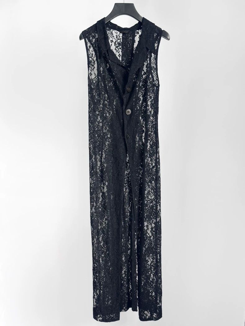 Comme des Garcons Comme des garcons 90s two-piece sleeveless lace dress Size M / US 6-8 / IT 42-44 - 6 Thumbnail