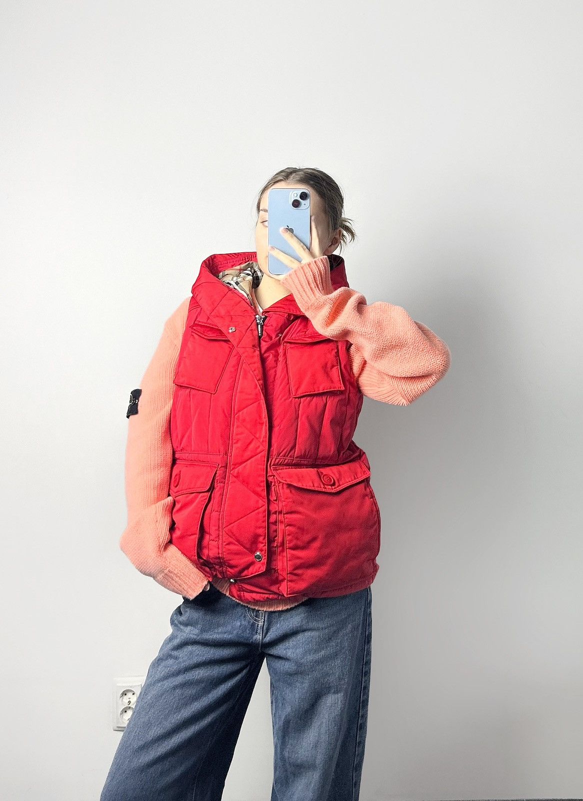 Balenciaga × Burberry Vest Burberry Size XS / US 0-2 / IT 36-38 - 1 Thumbnail