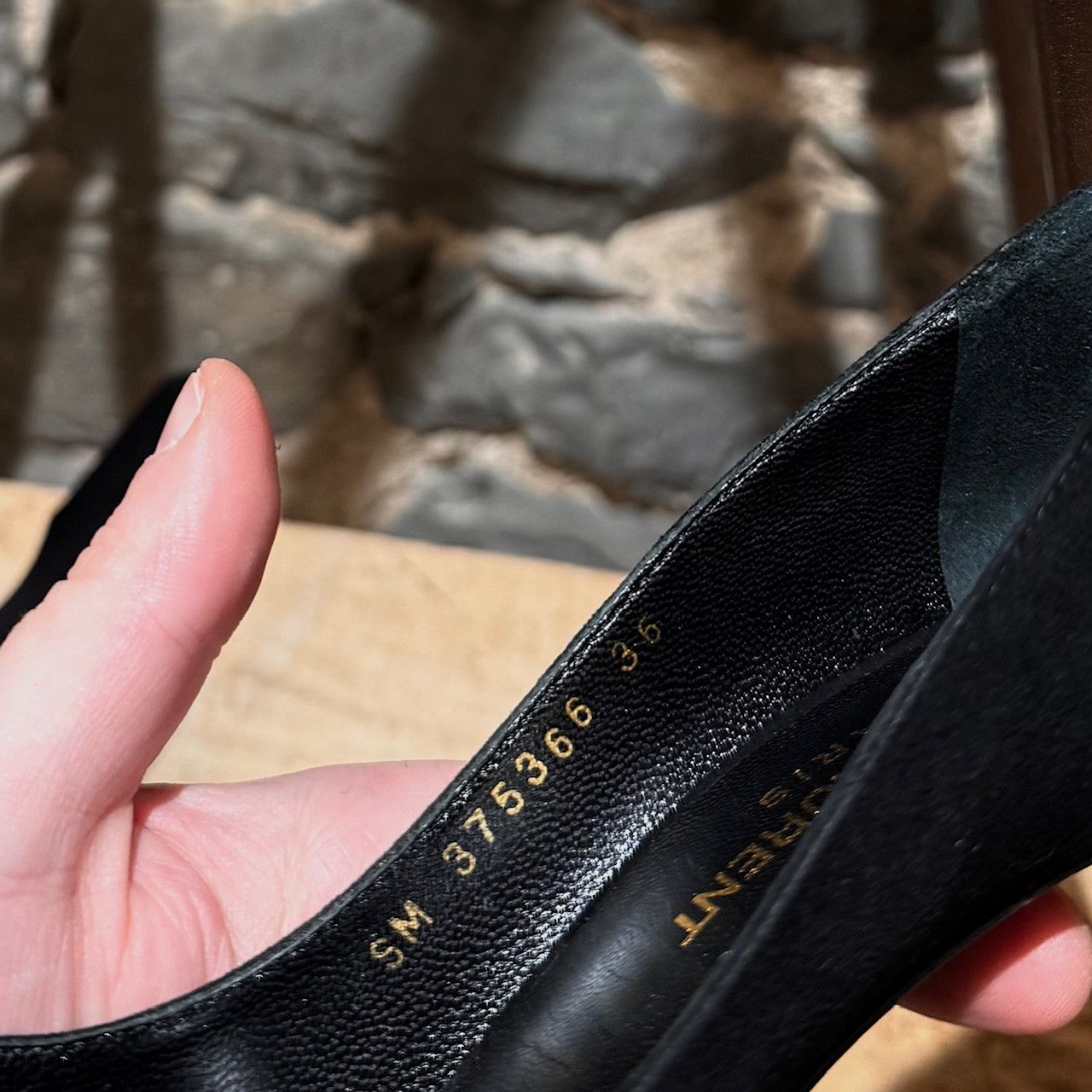 Saint Laurent Paris Saint Laurent Black Suede Paris 100 Pumps Size US 6 / IT 36 - 9 Thumbnail