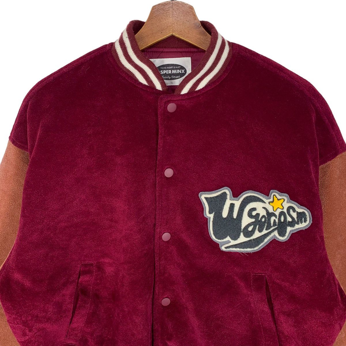Japanese Brand Vintage Jasper Minx Varsity Jacket Size US L / EU 52-54 / 3 - 2 Thumbnail