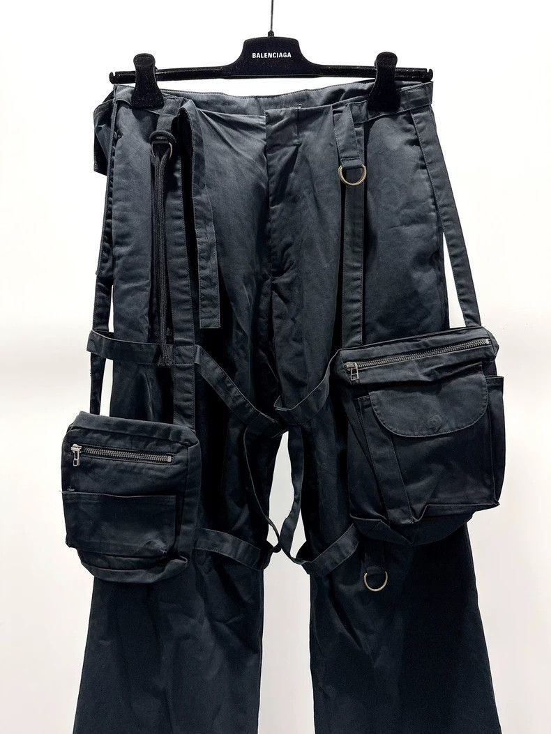 Raf Simons Raf Simons Hemostatic pants, strap pants-2505 Size US 30 / EU 46 - 4 Thumbnail