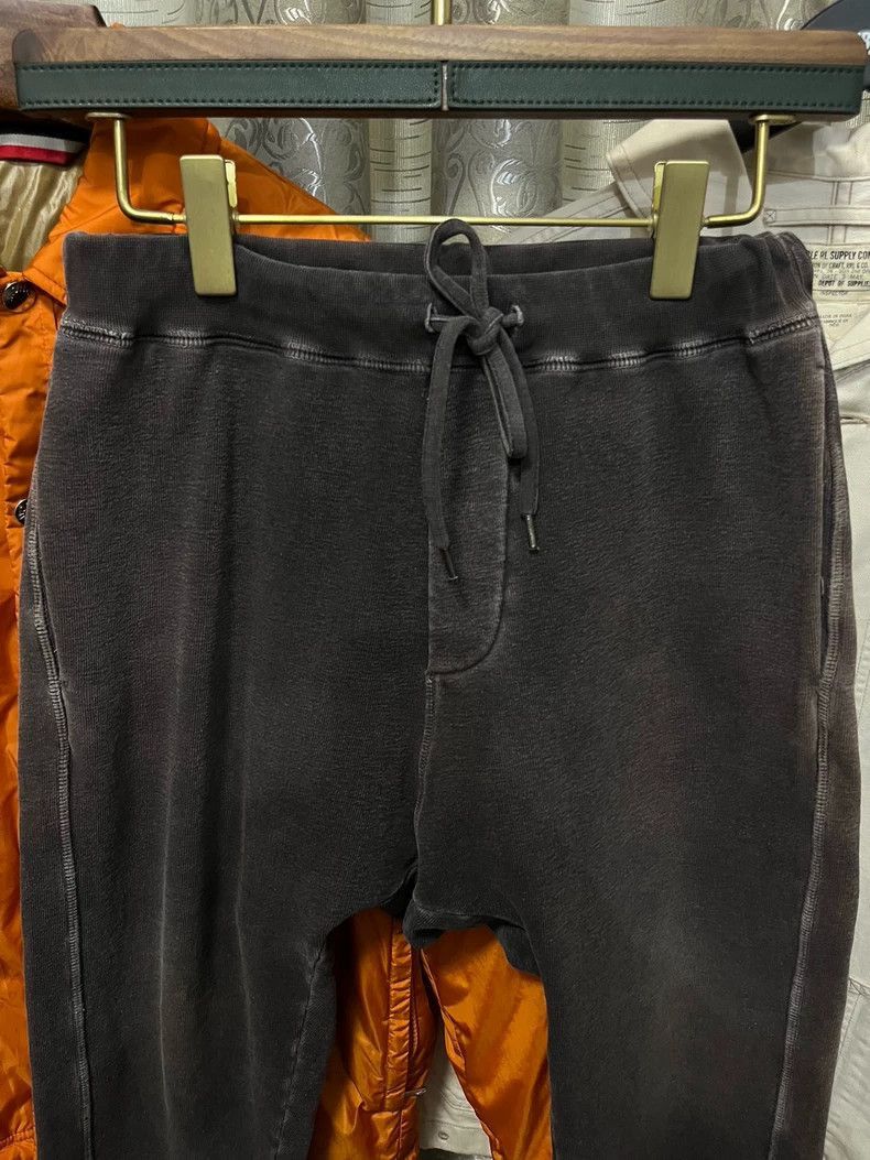 dsquared2 men's harem pants in brown black-2507