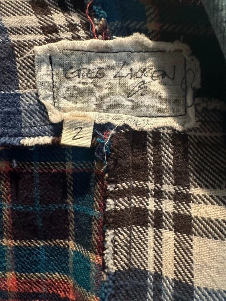 Greg Lauren Greg Lauren size2 Neutral plaid patchwork jacket Size US M / EU 48-50 / 2 - 3 Thumbnail