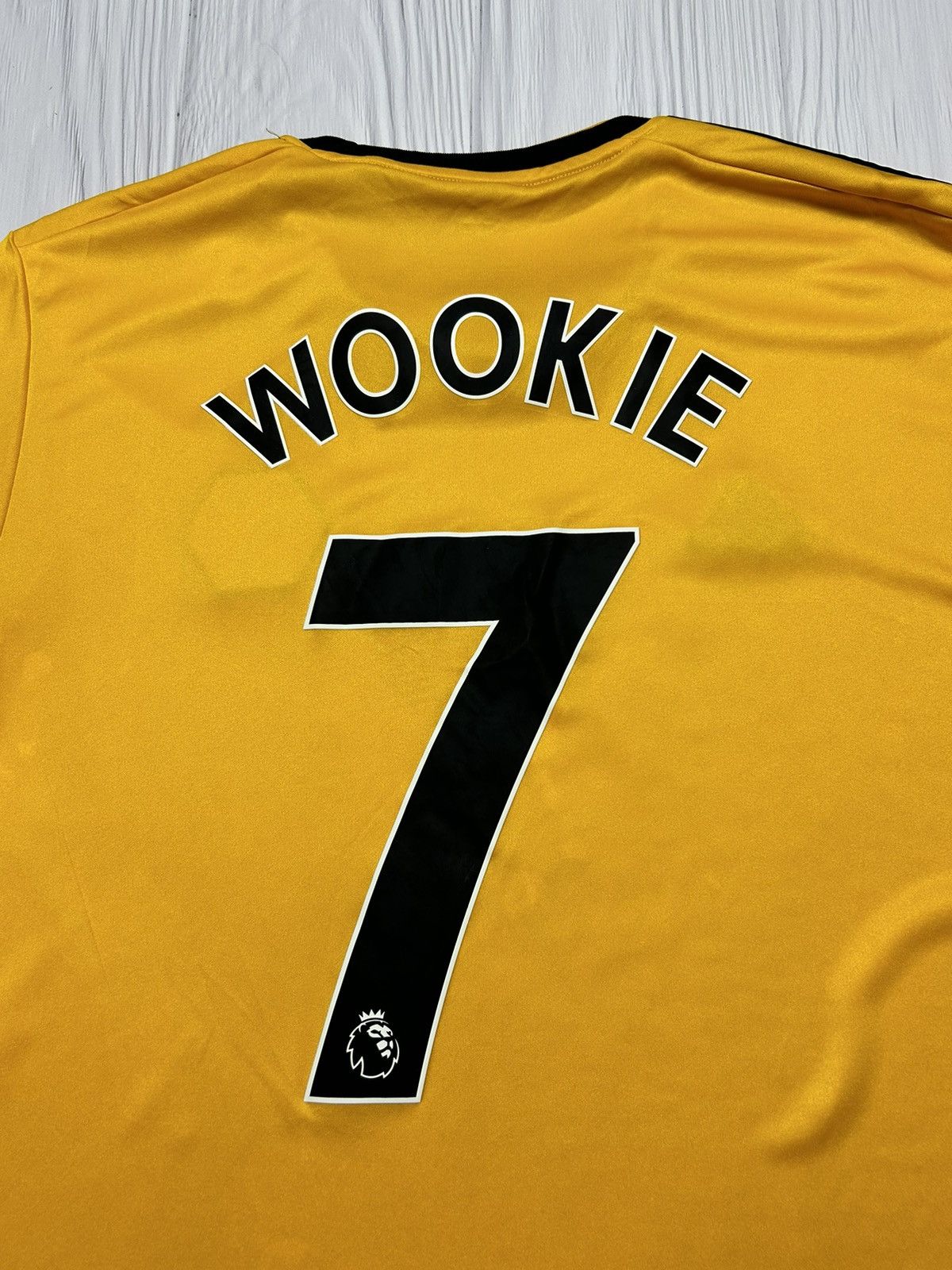 Adidas 7 WOOKIE Wolverhampton 2018/19 Adidas Soccer Jersey Size L Size US L / EU 52-54 / 3 - 16 Thumbnail