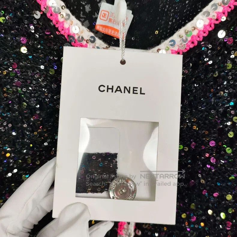 Chanel Chanel Black sequin jacket Size XXS / US 00 / IT 34 - 9 Thumbnail