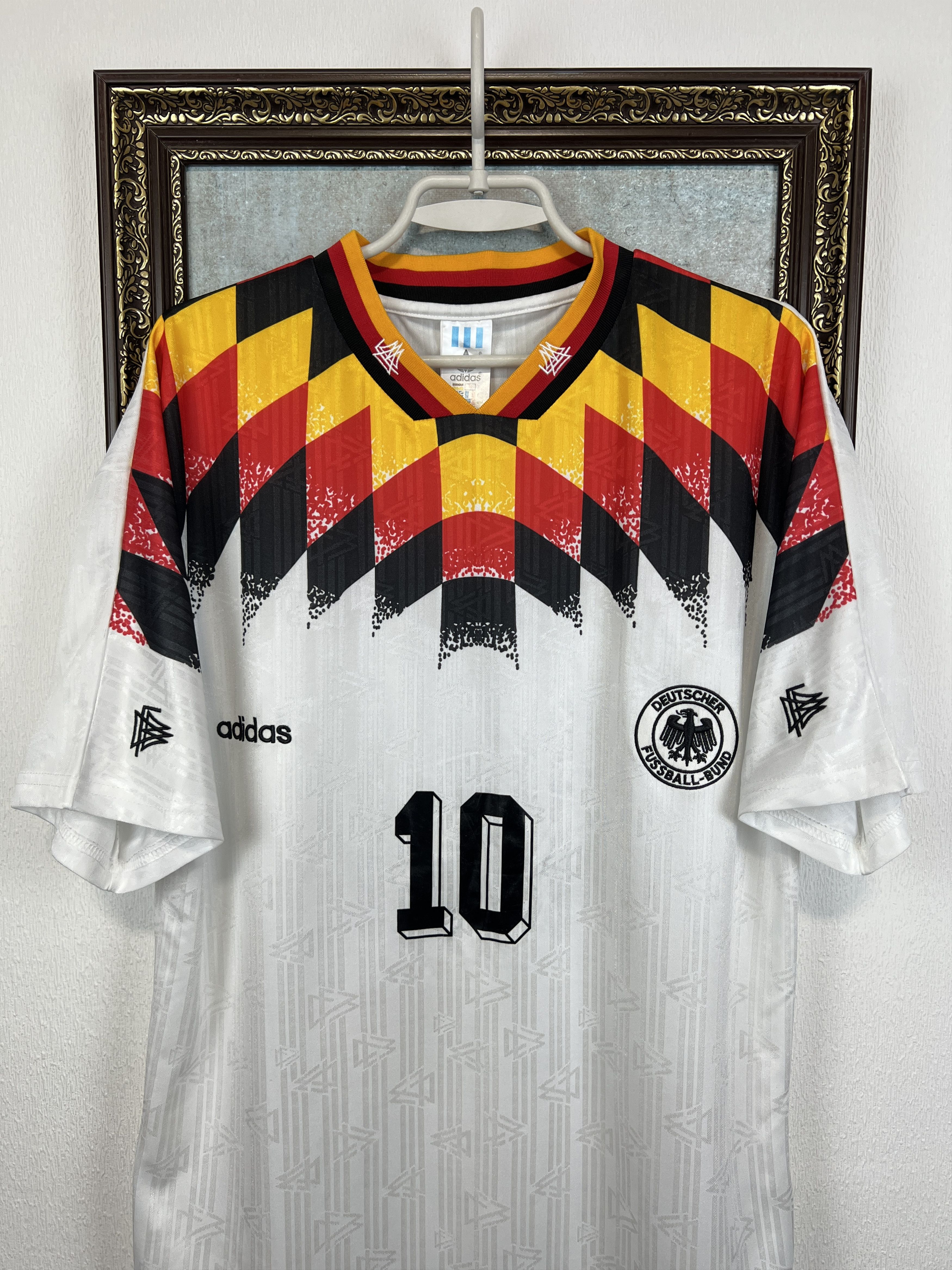 Vintage Germany Football Shirt Matthaus Replica Soccer Trikot Jersey Size US XL / EU 56 / 4 - 2 Thumbnail