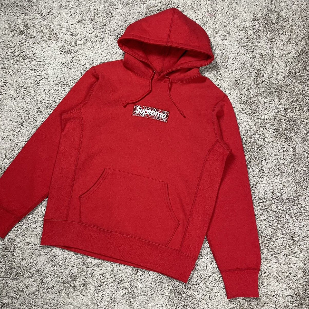 Supreme Supreme Bandana Box Logo Pullover Hoodie Size US M / EU 48-50 / 2 - 4 Thumbnail