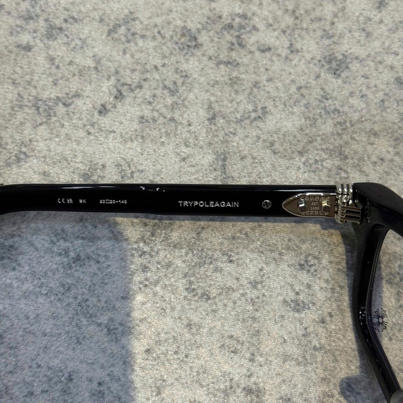 Chrome Hearts CHROME HEARTS TRYPOLEAGAIN BLACK Size ONE SIZE - 5 Thumbnail
