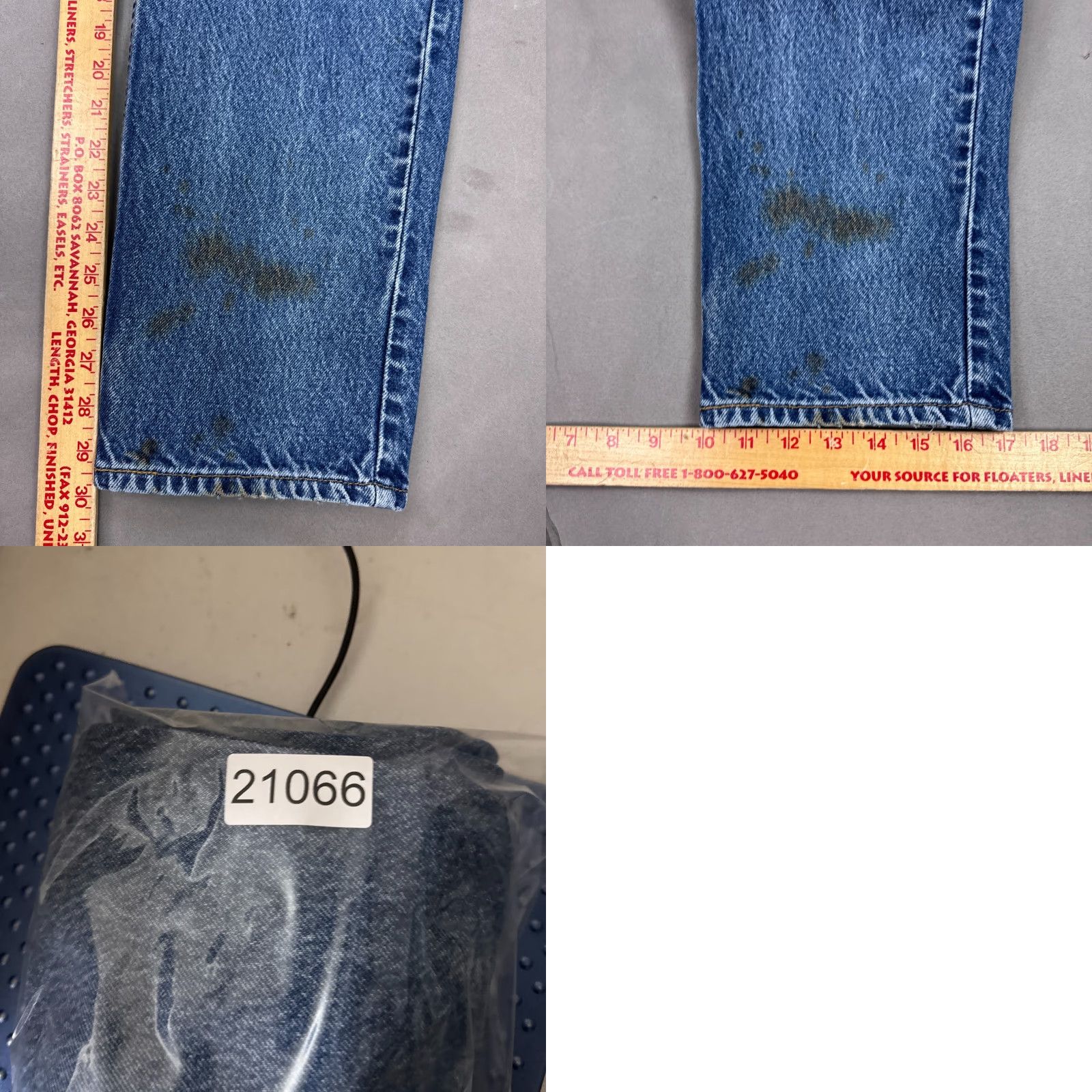Levi's VINTAGE Levi's Jeans Mens 34x30 Blue 90s Orange Tab 505 Straight Pants Denim 5-Pocket Design Regular Fit Mens Jeans Size US 36 / EU 52 - 10 Thumbnail