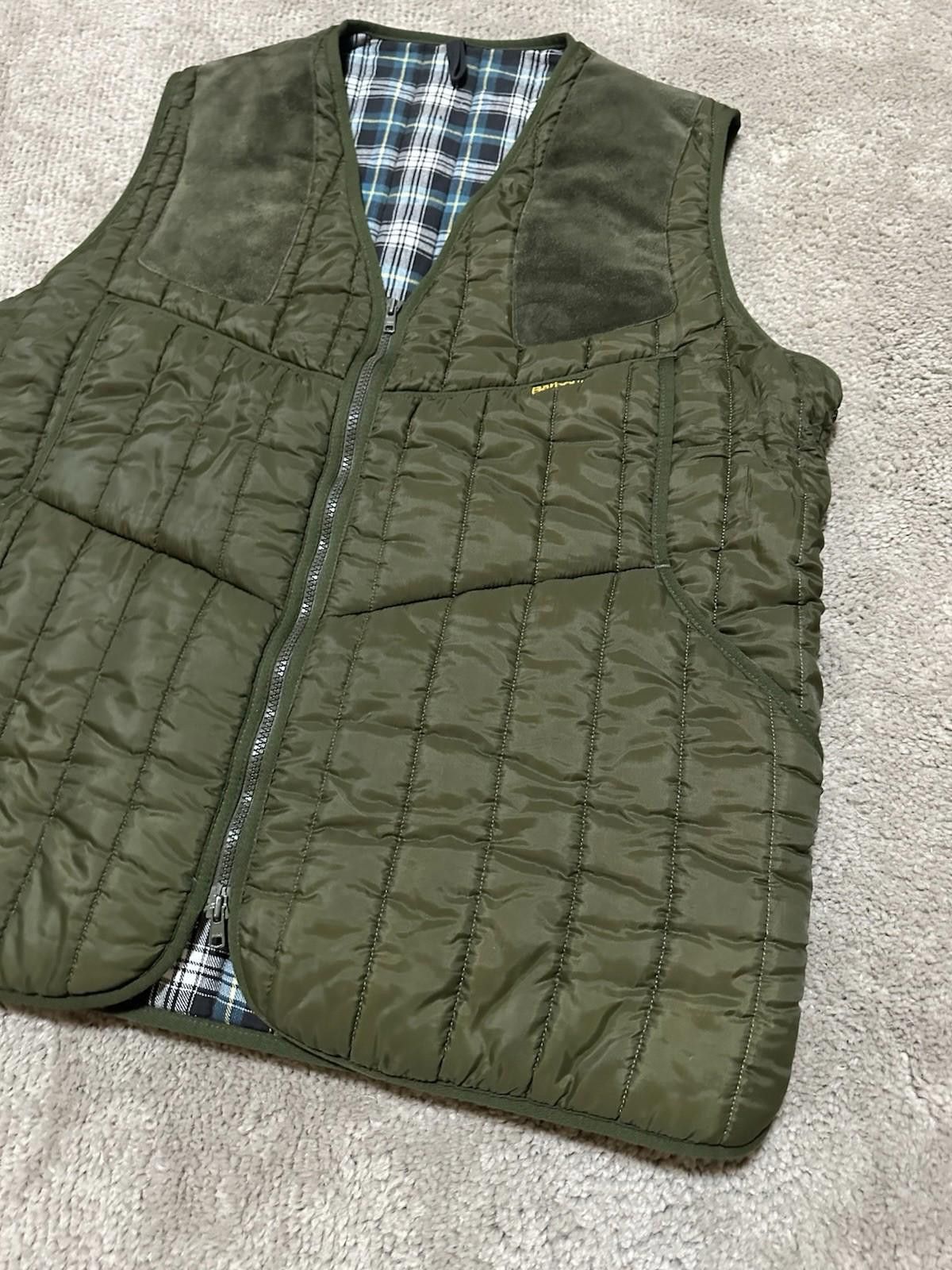 Barbour Vintage Barbour hunting waistcoat XL OLIVE GREEN Size US XL / EU 56 / 4 - 2 Thumbnail
