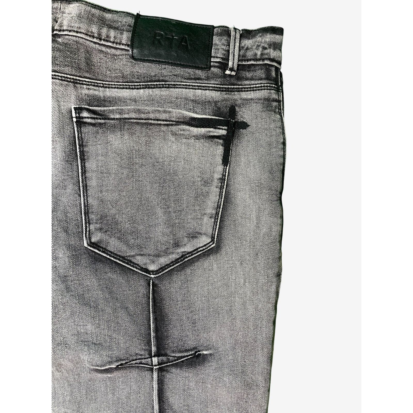 Rta RTA "Stone Grey" Light Wash Jeans Size US 36 / EU 52 - 6 Thumbnail
