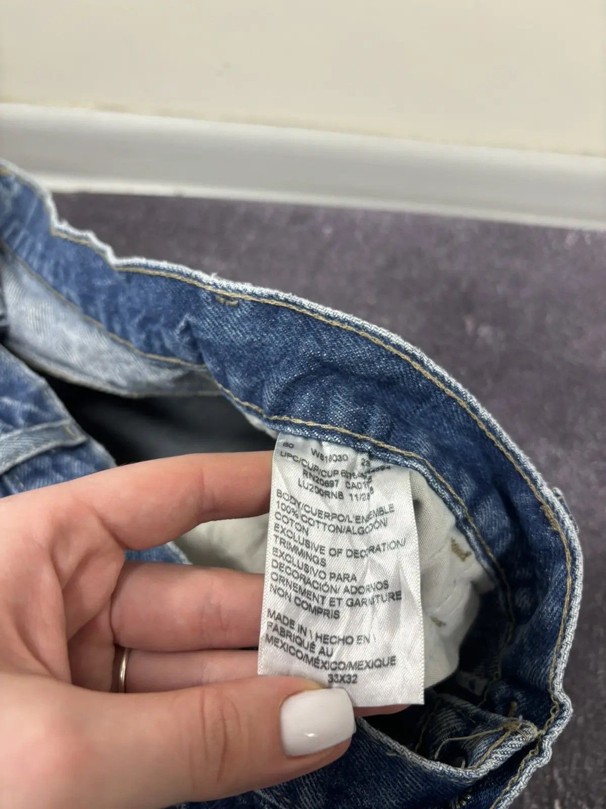 Dickies × Vintage Vintage Dickies Y2K Faded Blue Denim Work Baggy Jeans Size US 33 - 10 Thumbnail