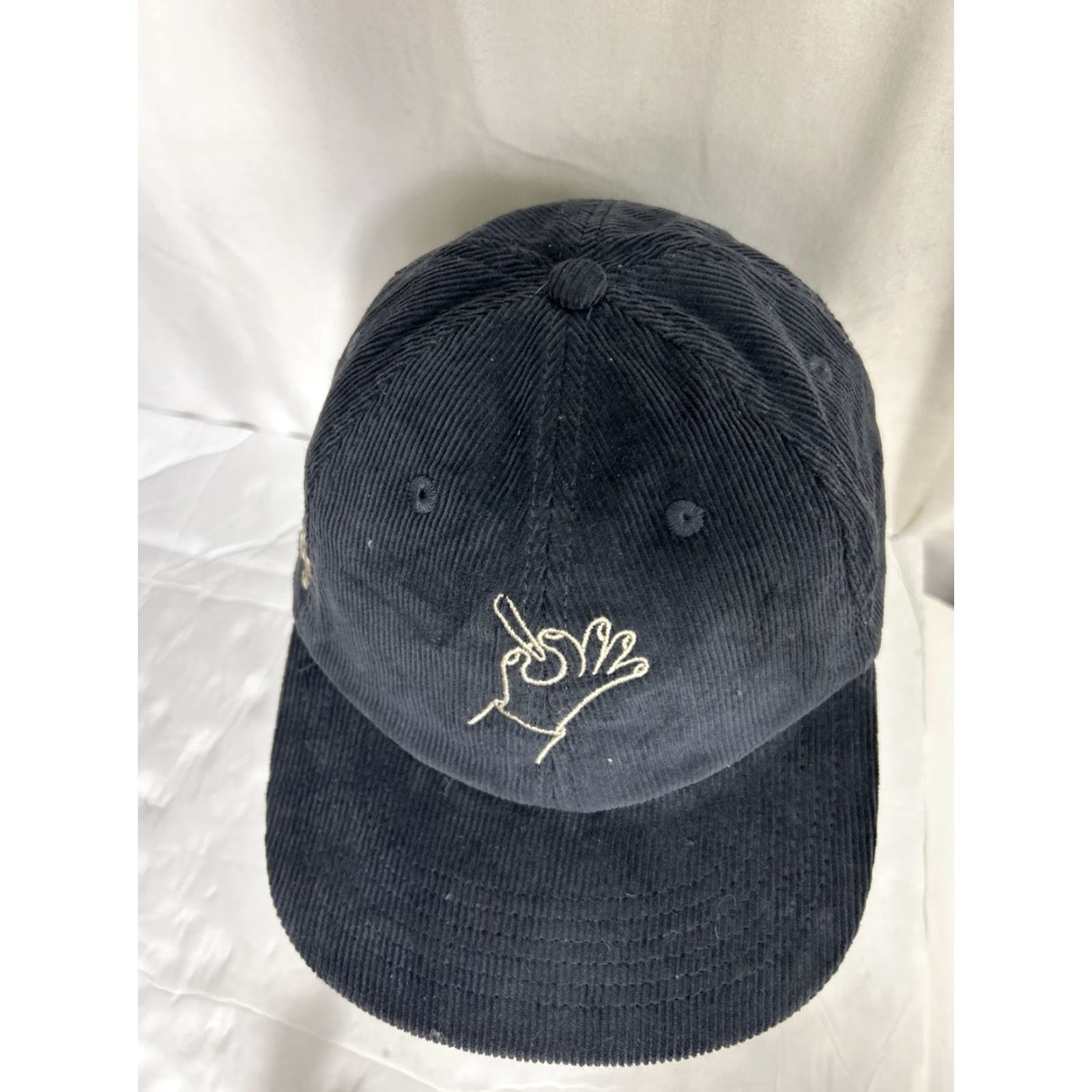 Port Authority Mr. Zips Gray Corduroy Baseball Cap One Size Adjustable SnapBack 420 Joint Roll Mens Size ONE SIZE - 5 Thumbnail