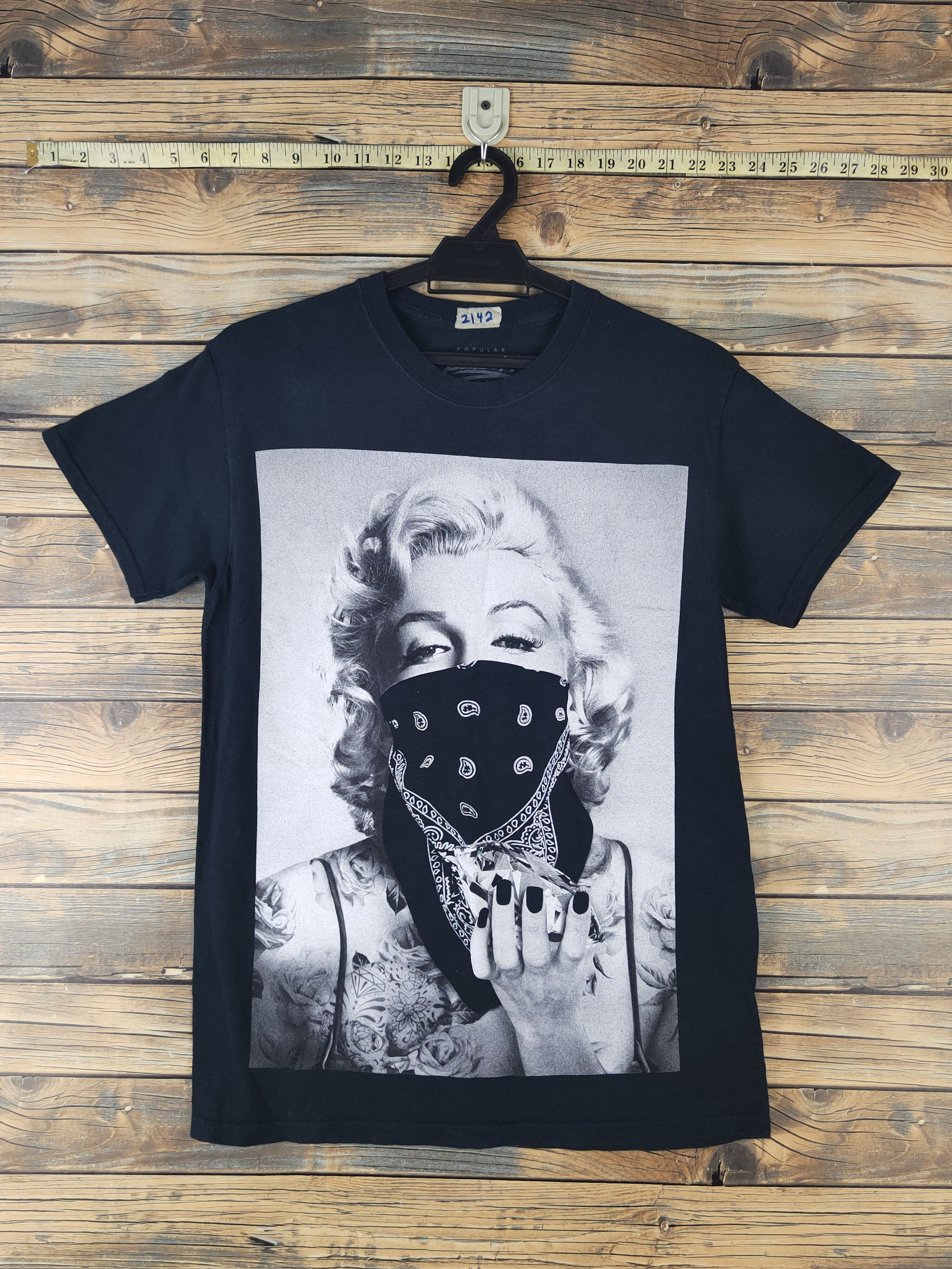 Band Tees DL Popular Poison Navy Short Sleeve T-shirt #2142 Size US S / EU 44-46 / 1 - 1 Thumbnail