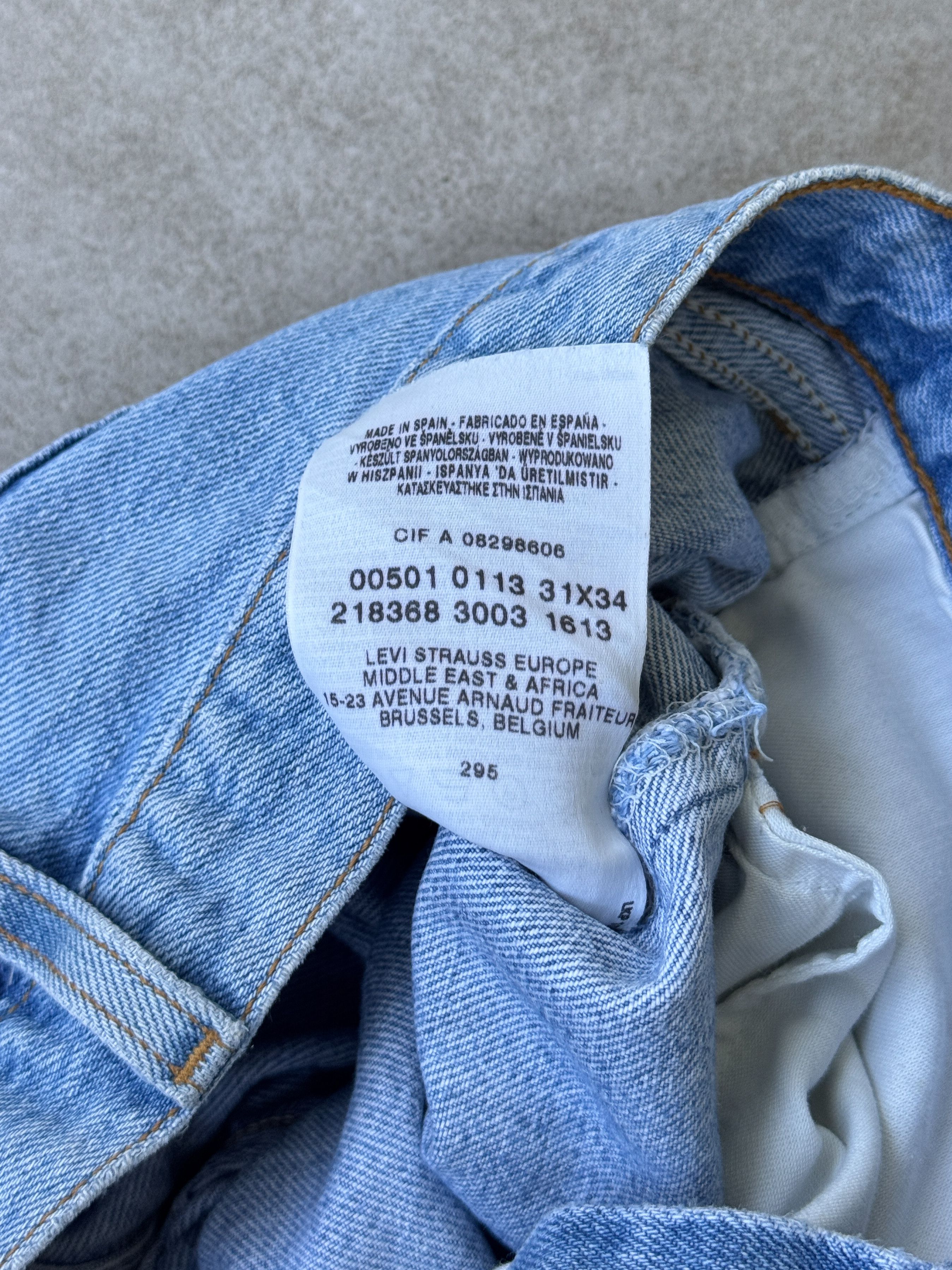 Levi's Vintage Levi's 501 Blue Denim Jeans 30x32 Size US 30 / EU 46 - 8 Thumbnail