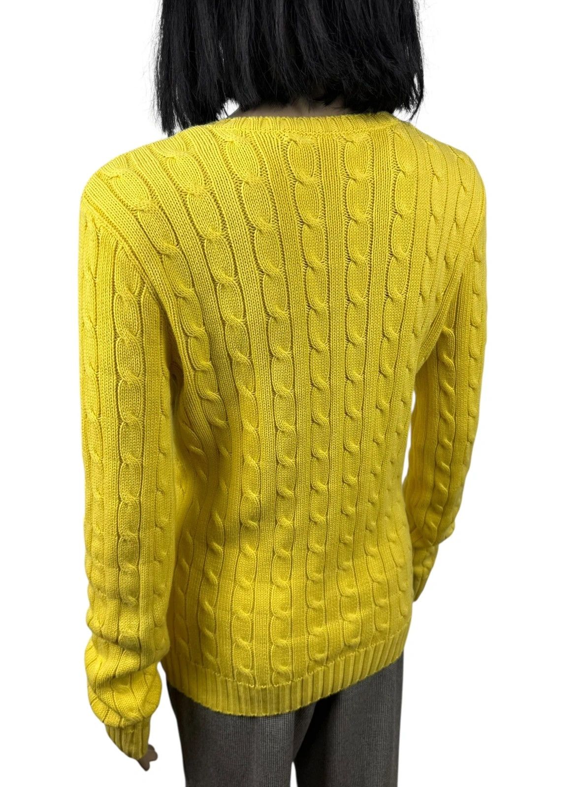 Ralph Lauren Ralph Lauren Cable Knit Sweater V-Neck Vintage size M Size M / US 6-8 / IT 42-44 - 7 Thumbnail