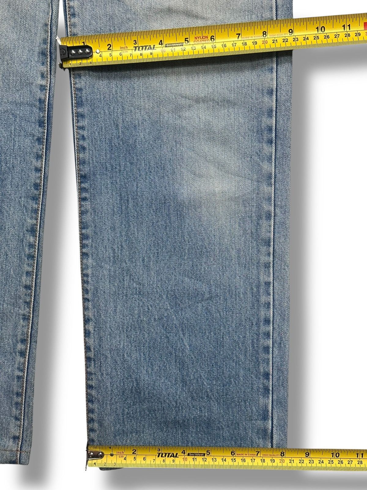 Edwin Vintage Edwin 90's Japan Denim Straight Jeans Light BlueWash Size US 30 / EU 46 - 19 Thumbnail