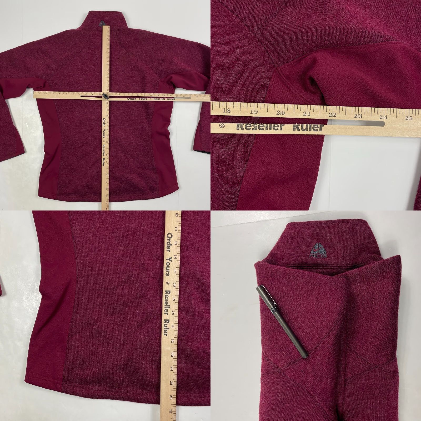 Nike ACG Nike ACG Jacket Women's L Purple Sphere Wool Blend Full Zip Lined Outdoors Size L / US 10 / IT 46 - 9 Thumbnail