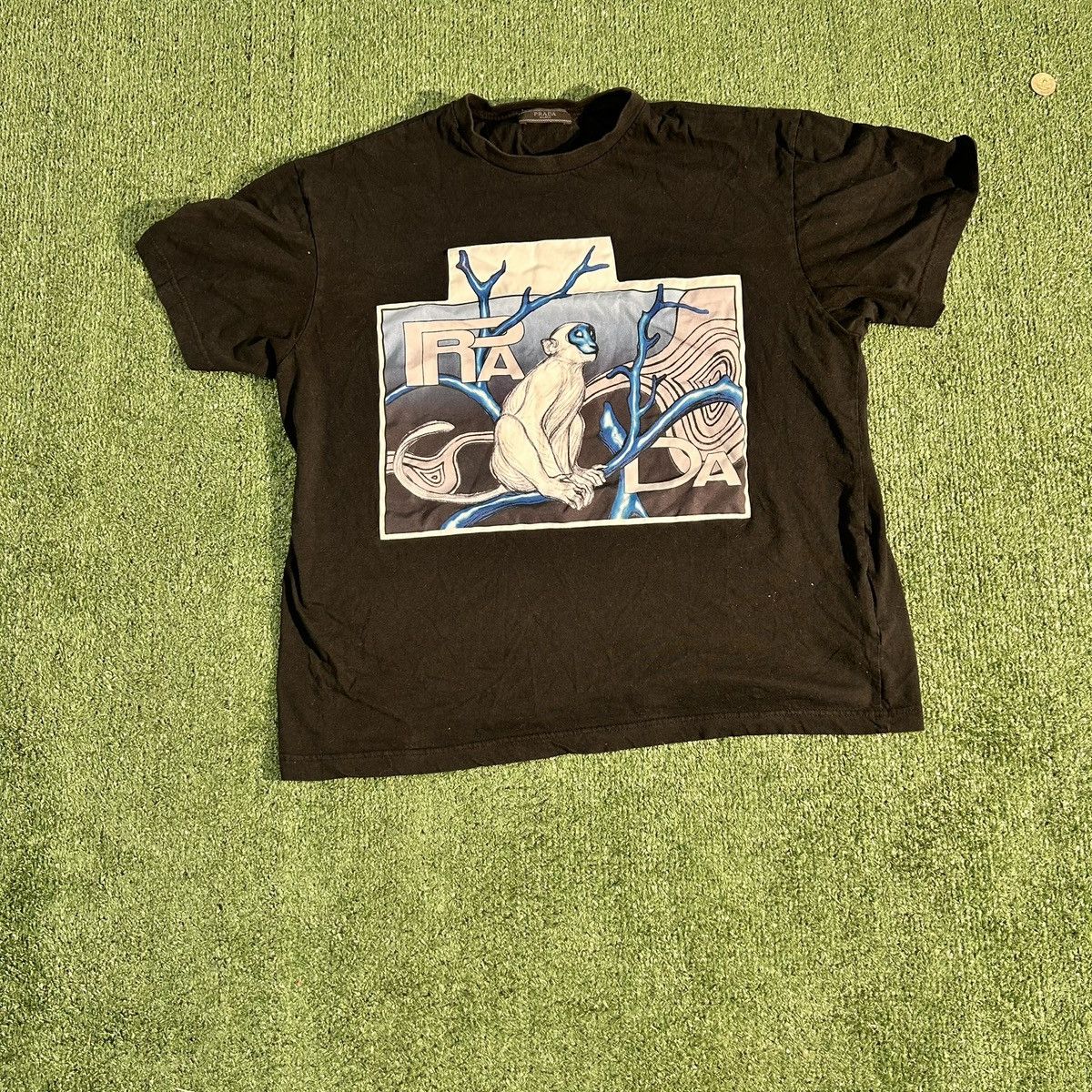 Prada Insane grail 2017 prada cyber monkey t shirt Size US M / EU 48-50 / 2 - 1 Thumbnail