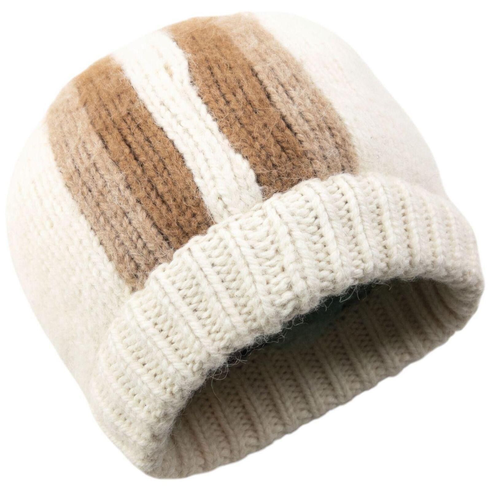 Prada Vintage 2000s Prada Alpaca Wool Knit Beanie Hat Size ONE SIZE - 2 Thumbnail