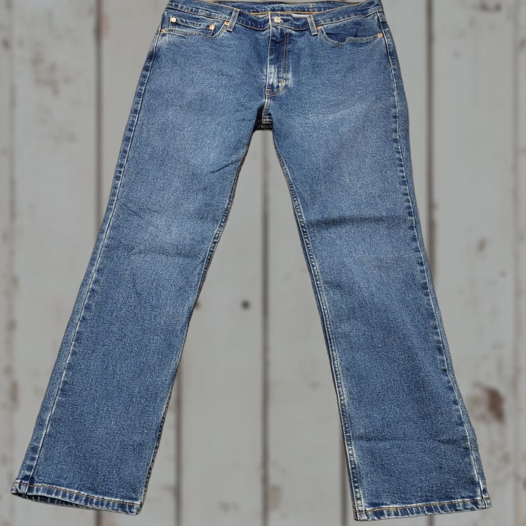 Levi's Levi's 511 Jeans Men's 38x30 Slim Fit Blue Straight Stretch Denim Logo 5-Pocket Regular 30 In Inseam USA Modern Size US 38 / EU 54 - 1 Thumbnail