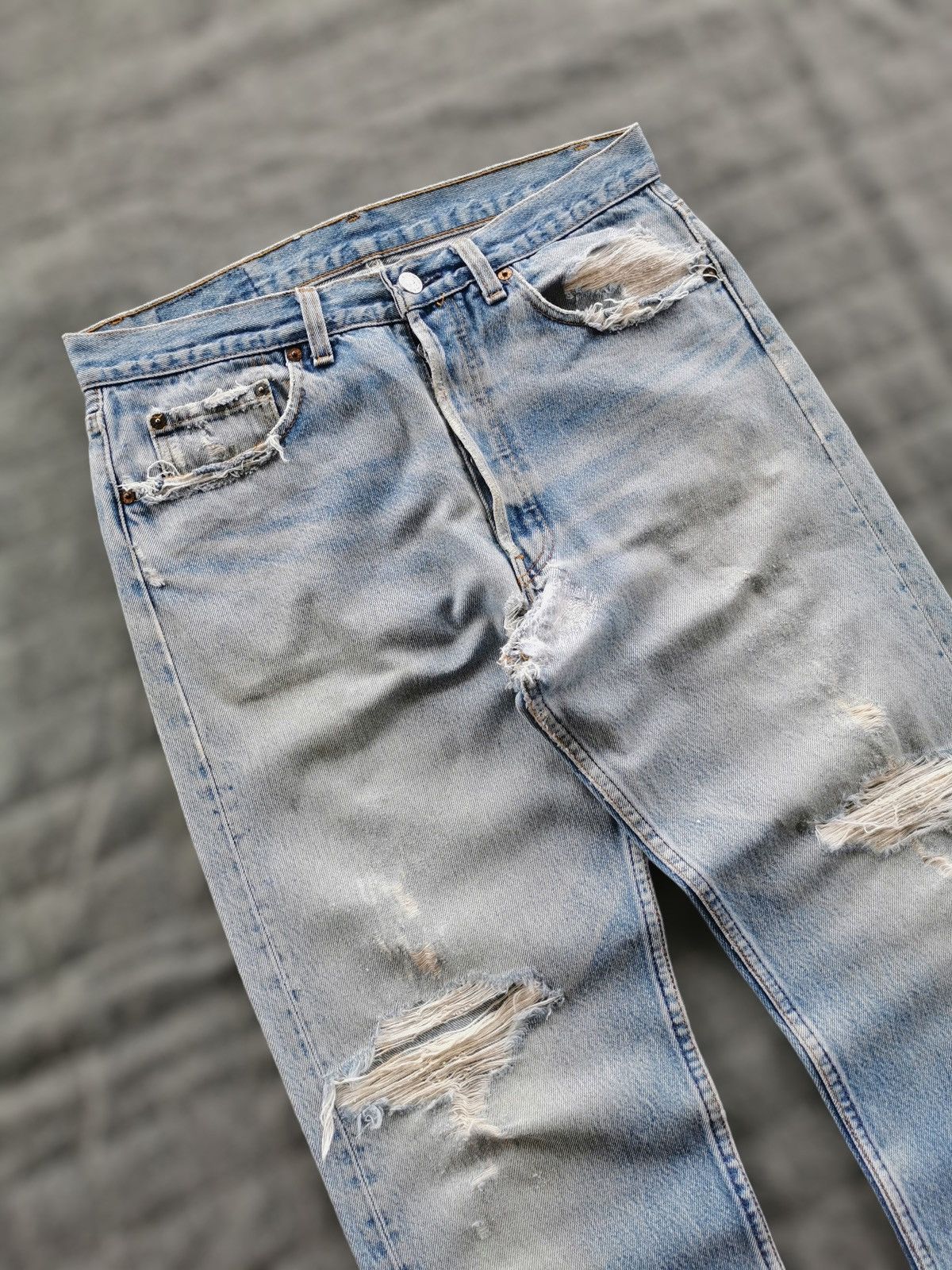 Levi's 80s Levis Vintage Crazy Nice Distressed Size US 32 / EU 48 - 9 Thumbnail