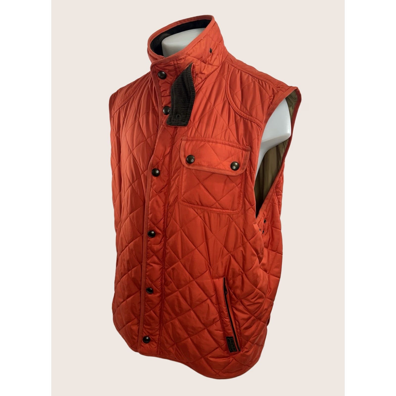 Ralph Lauren POLO RALPH LAUREN Quilted Vest Hunting Ranch Field - 2XL Orange Mens Polo Ralph Lauren Vest - Quilted Hunting Field Vest - EXCELLENT Size US XXL / EU 58 / 5 - 1 Thumbnail