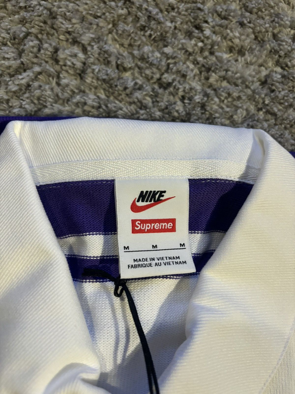 Nike × Supreme Supreme Nike Stripe Rugby Size US M / EU 48-50 / 2 - 4 Thumbnail