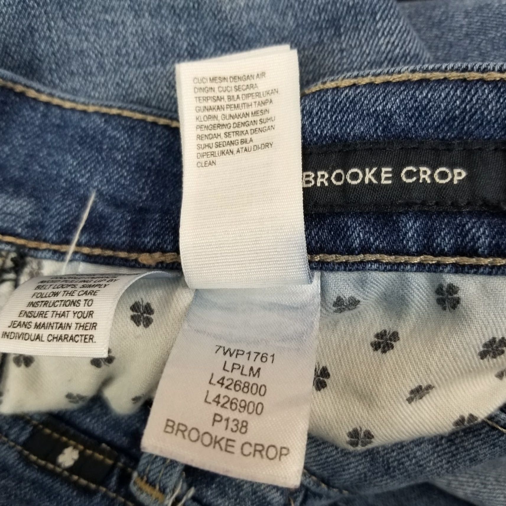 Lucky Brand Lucky Brand Jeans - Womens Crop Distressed Brooke Mid Rise 8 / 29 Blue 5-Pocket Denim Size 30" / US 8 / IT 44 - 6 Thumbnail