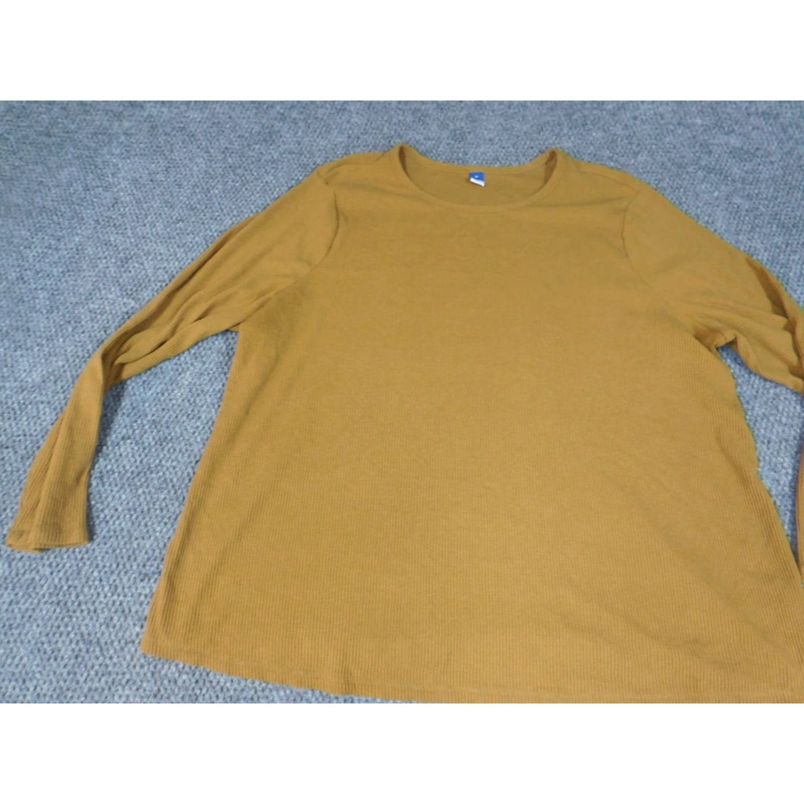 Old Navy Old Navy Womens Sweater 4X Plus Brown Pullover Crewneck Stretch Long Sleeve Puff Sleeve Bow Button Size XXL / US 16-18 / IT 52-54 - 2 Thumbnail