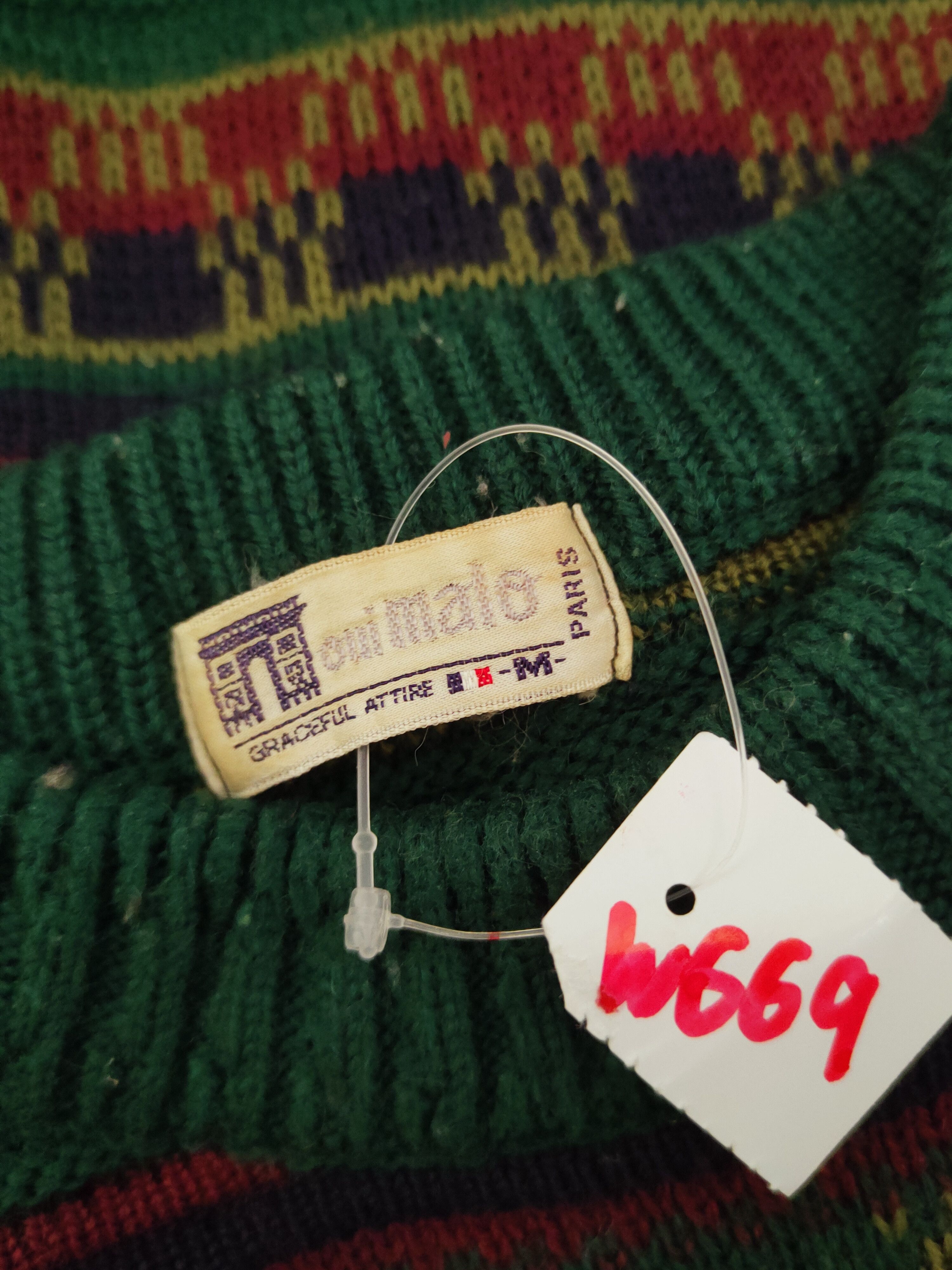 Homespun Knitwear Oui Malo Green Knitwear Sweatshirts #W669 Size US M / EU 48-50 / 2 - 11 Thumbnail