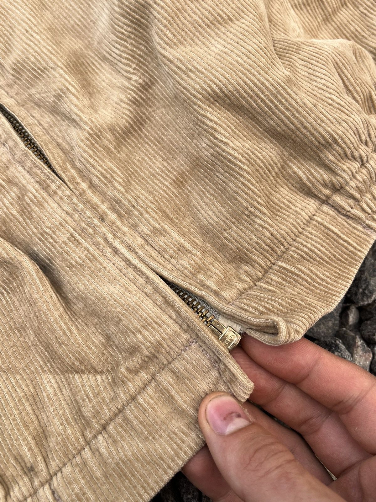 Polo Ralph Lauren × Vintage 90s Polo Ralph Lauren Corduroy Jacket Bomber RARE Size US M / EU 48-50 / 2 - 5 Thumbnail