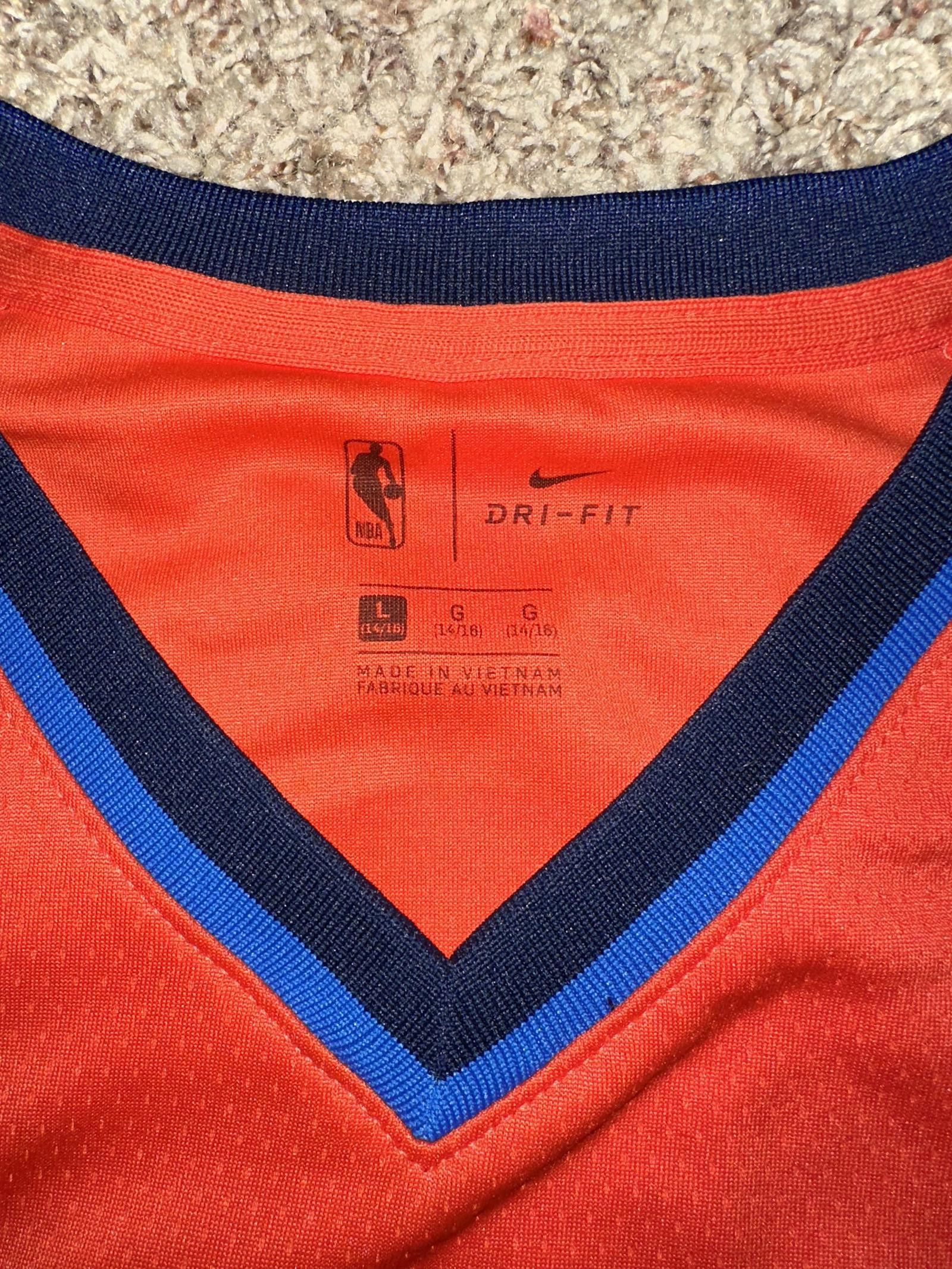 Nike Nike NBA Bg Youth okc City Thunder Westbrook Swingman Jersey Size US L / EU 52-54 / 3 - 4 Thumbnail