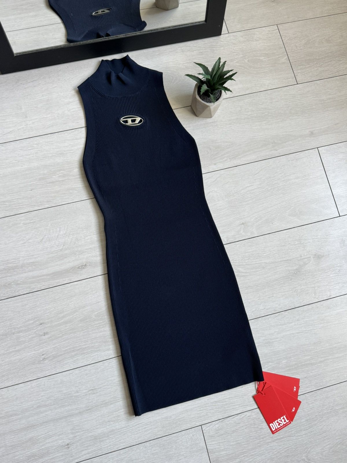 Diesel New! Diesel M-Onervax Navy Dress Size S / US 4 / IT 40 - 2 Thumbnail