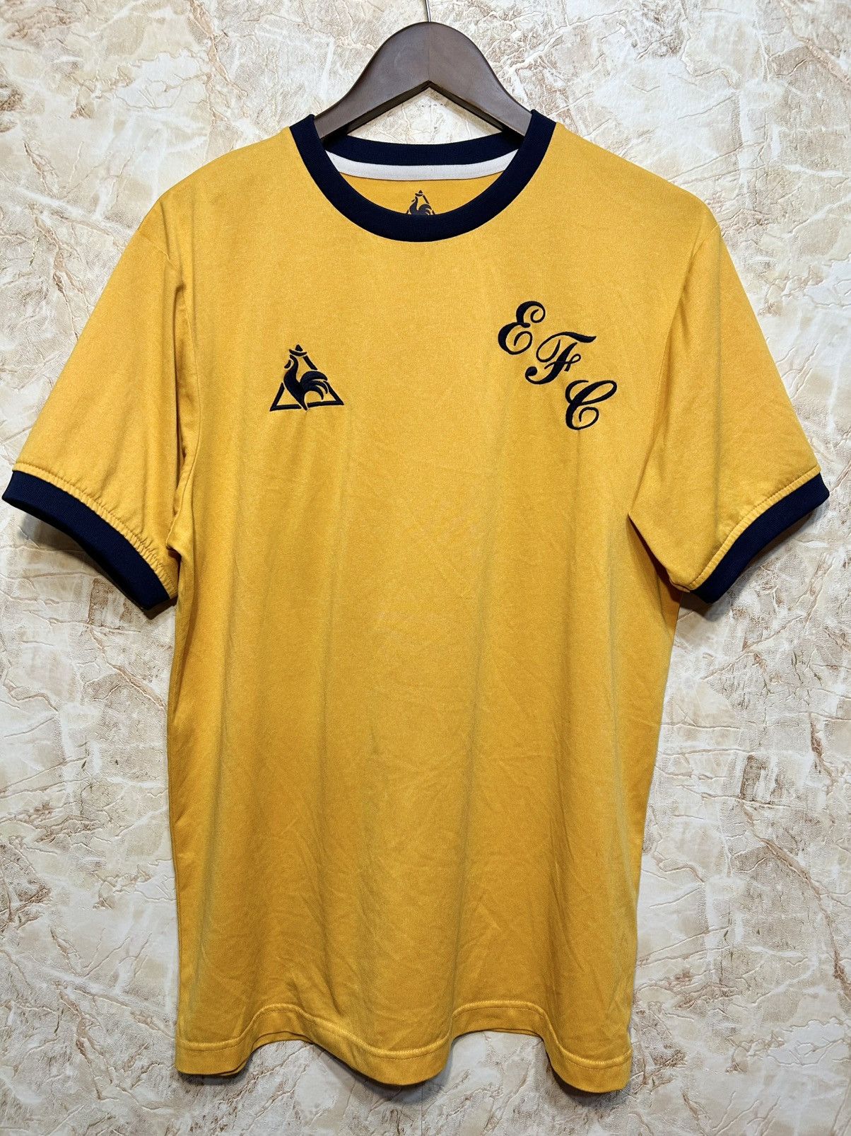 Le Coq Sportif RETRO REPLICA FC EVERTON SOCCER FOOTBALL SHIRT JERSEY Size US M / EU 48-50 / 2 - 1 Thumbnail