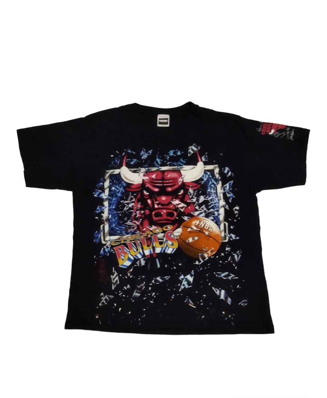 Chicago Bulls Shattered Backboard Vintage 1992 NBA Tshirt